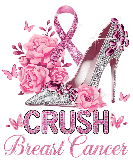 Crush Cancer Shoes tee shirt